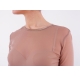Camiseta tul transparente - Camel